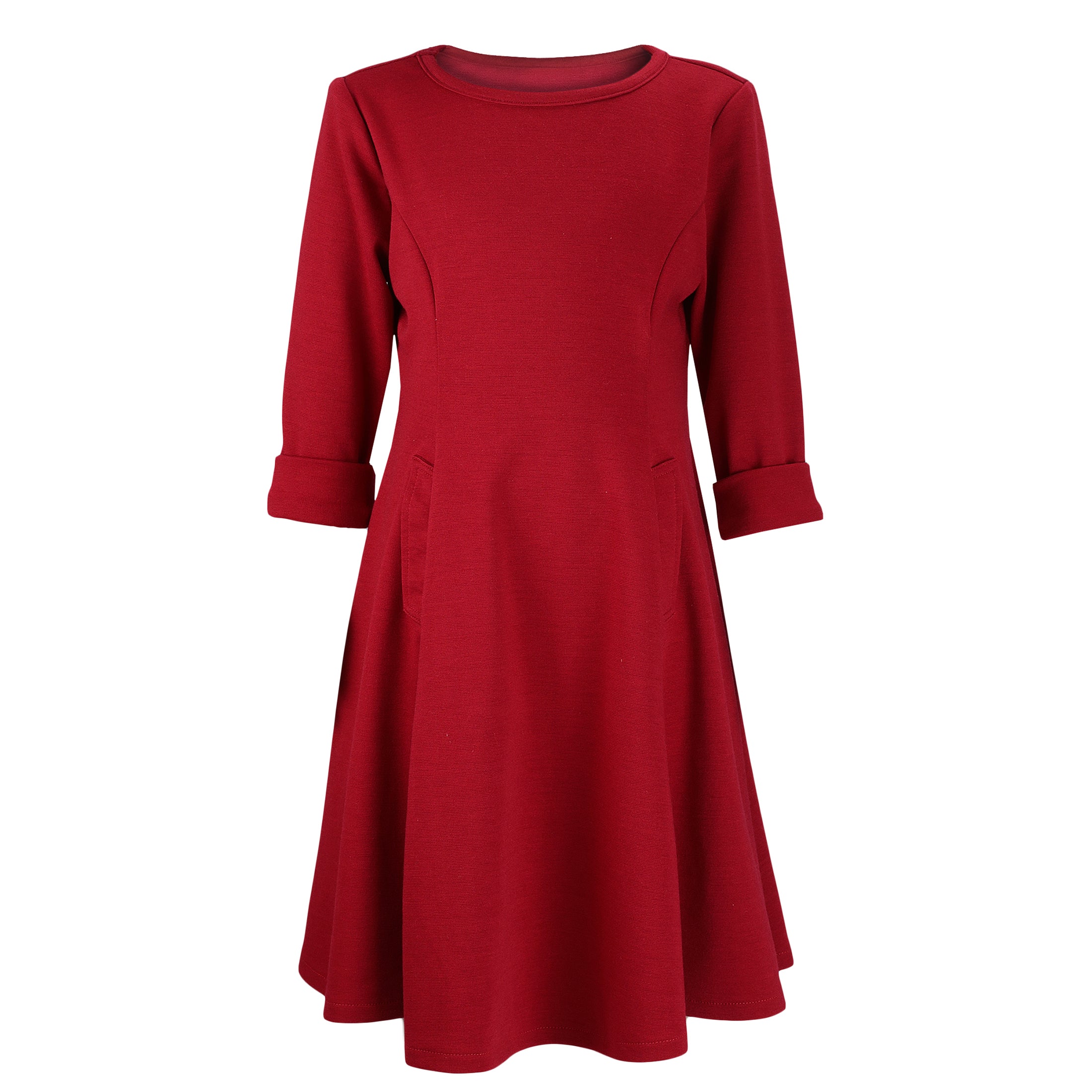 Rachel Red Pocket Dress